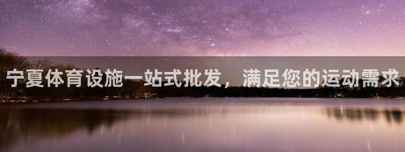 意昂体育3平台注册：宁夏体育设施一站式批发，满足您的