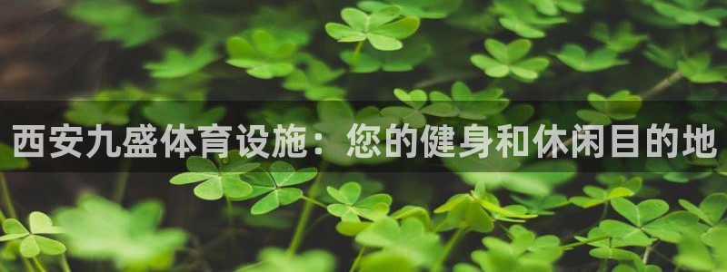意昂体育3平台注册要钱吗：西安九盛体育设施：您的健身
