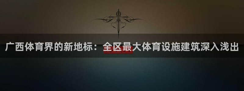 意昂体育3招商电话：广西体育界的新地标：全区最大体育