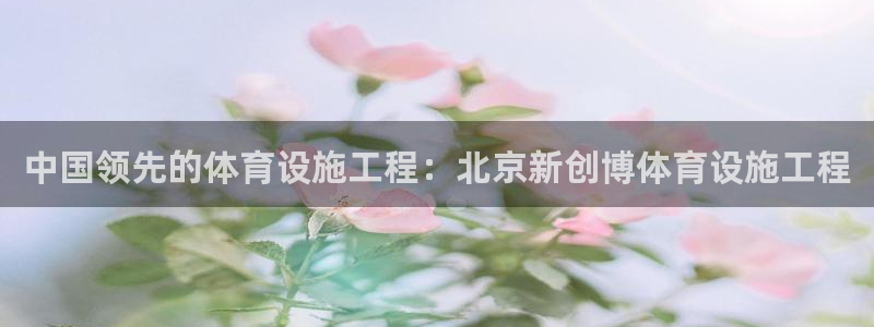 意昂3五金厂：中国领先的体育设施工程：北京新创博体育