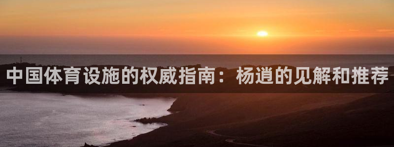 意昂集团官网：中国体育设施的权威指南：杨逍的见解和推