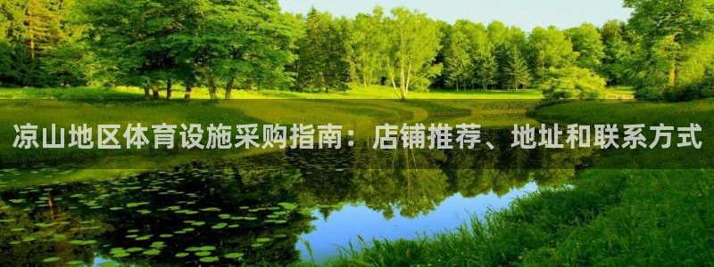 意昂体育3开户：凉山地区体育设施采购指南：店铺推荐、
