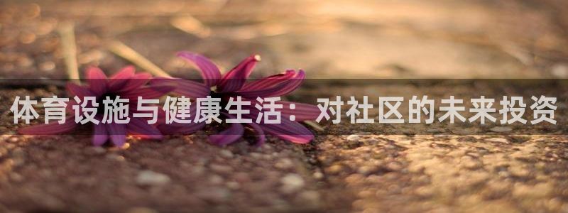 意昂体育3软件：体育设施与健康生活：对社区的未来投资