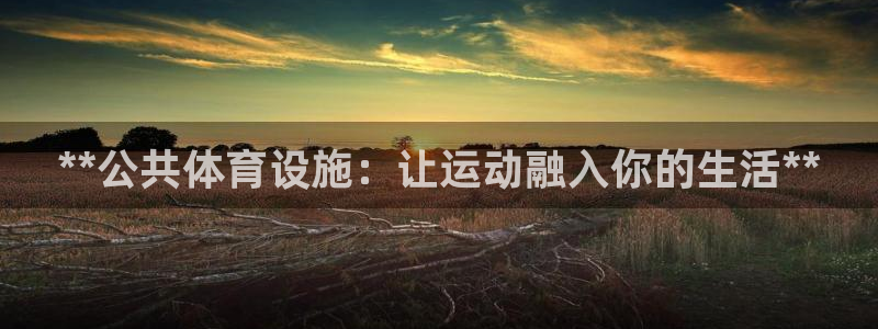 意昂体育3平台注册要钱吗：**公共体育设施：让运动融