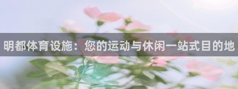 意昂体育3注册：明都体育设施：您的运动与休闲一站式目