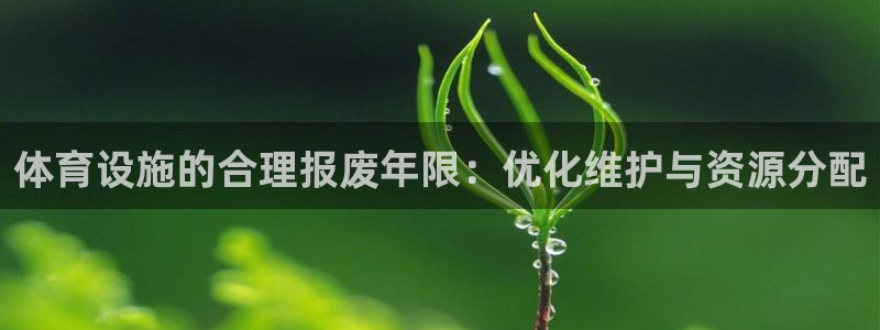 意昂3官方：体育设施的合理报废年限：优化维护与资源分