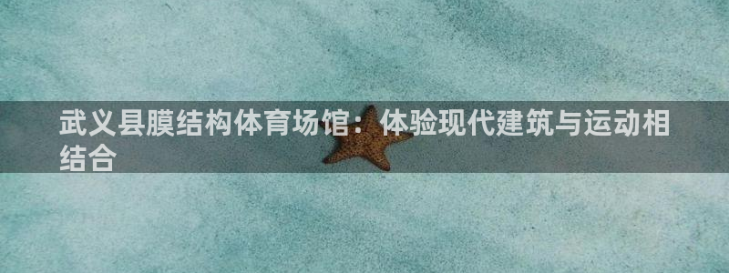 意昂集团官网：武义县膜结构体育场馆：体验现代建筑与运