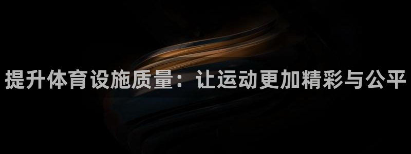 意昂3代理：提升体育设施质量：让运动更加精彩与公平